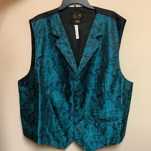 Scully vest. Western style. 3X. New with tags.